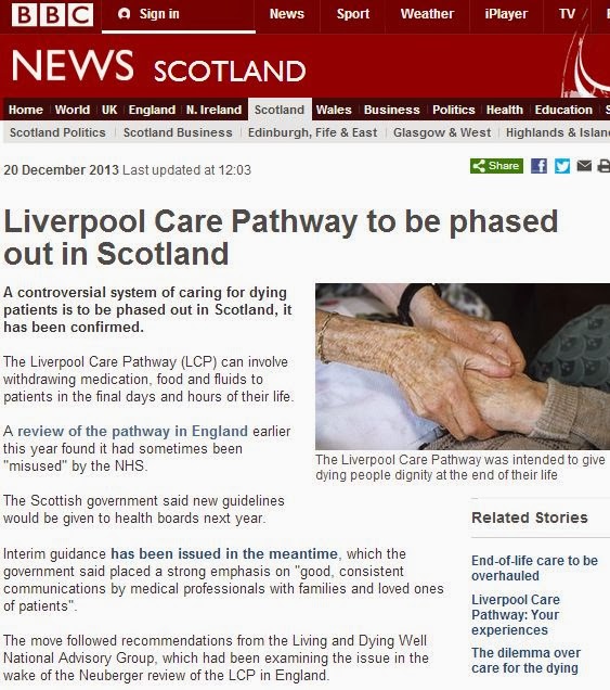 literature review on liverpool care pathway